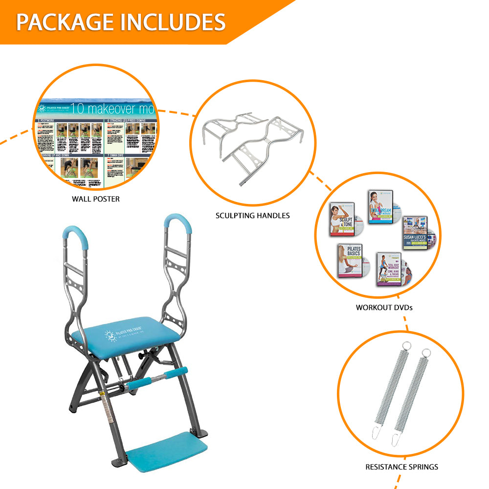 Pilates Pro Chair MAX Blue